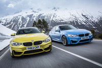 The new BMW M3 Saloon and BMW M4 Coupe