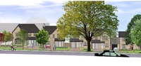 Artist’s impression of the new homes under construction by Lovell at The Coppice, Chapel-en-le-Frith. 